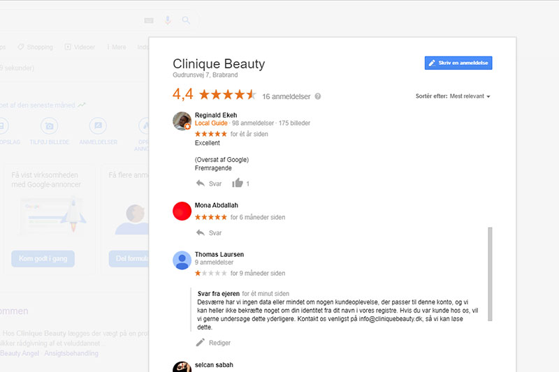 Google anmeldelser - Locarize